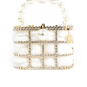 ROSANTICA HOLLI CRYSTAL-EMBELLISHED TOP HANDLE BAG